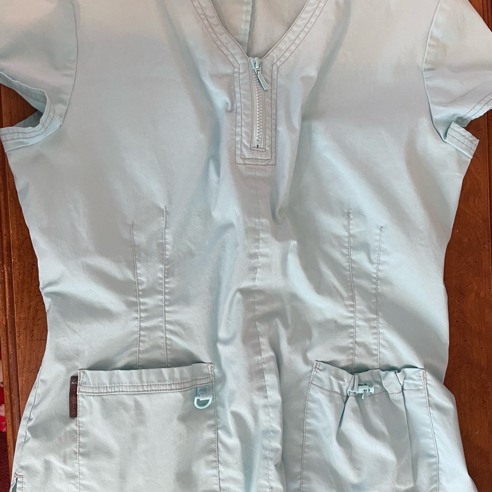 Koi scrub shirt